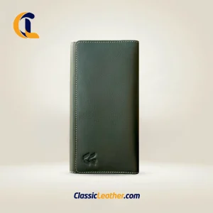 Aura Series Long Wallet (Olive Green)