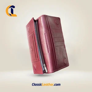 Alternative view of Aura Series Long Wallet (Red Wine)